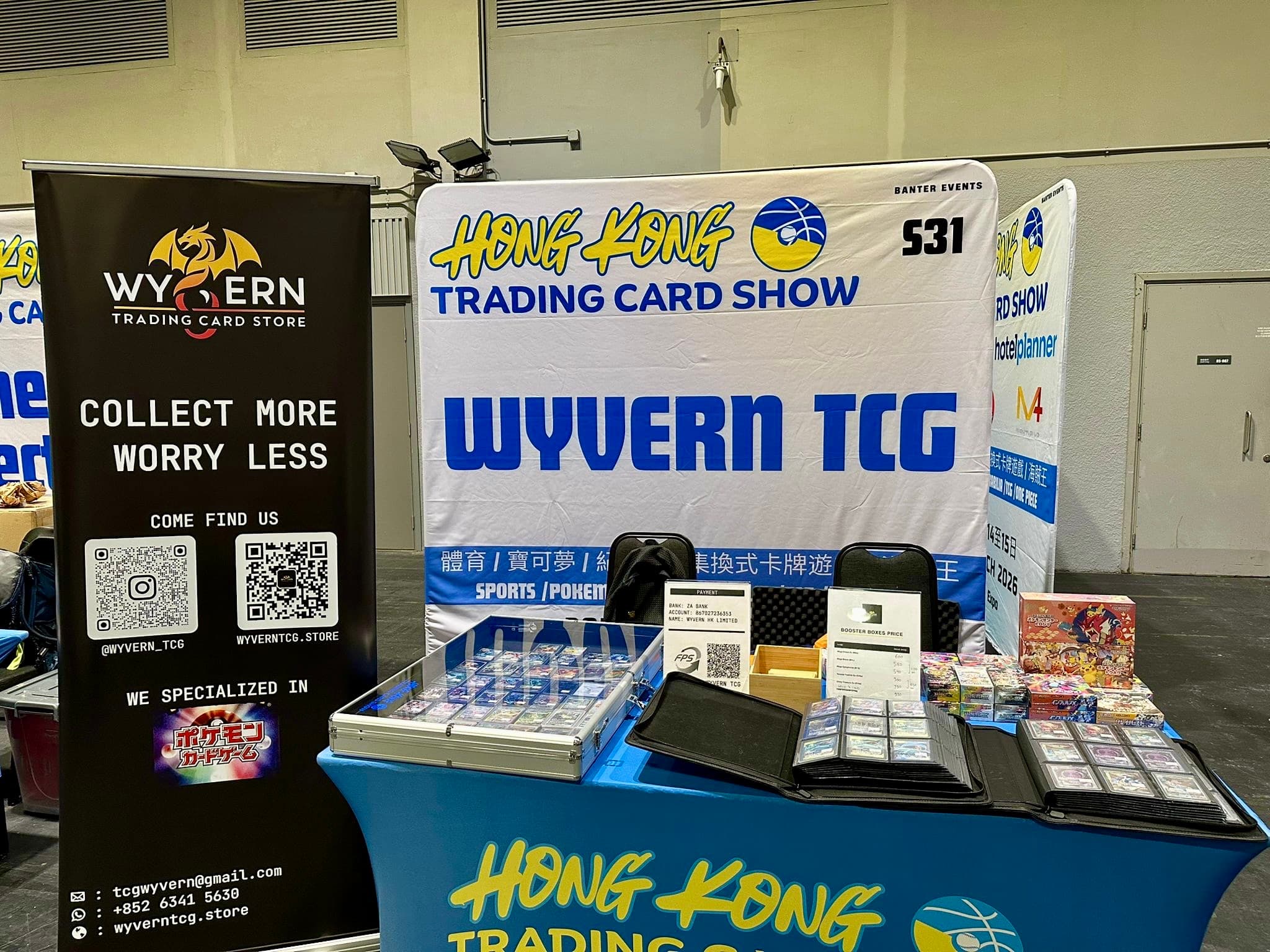 WyvernTCG card show booth